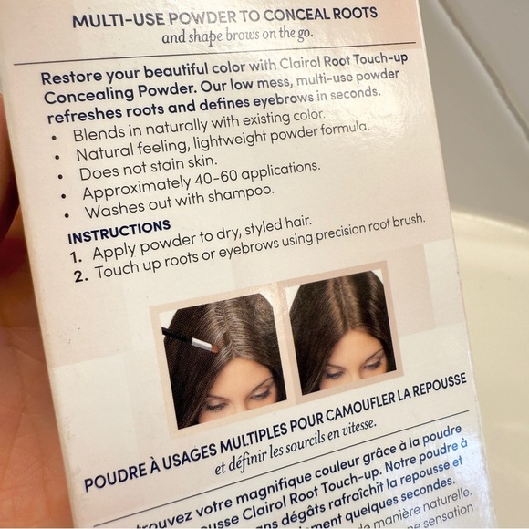 SET OF 3! Clairol Root Touch-Up Concealing Powder Black 2.1g 40-60 Uses - Picture 7 of 7
